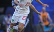 Lewis Ferguson of Scotland battles for possession with Bilal El Khannouss of Morocco durin...