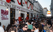 Partygoers dance during the annual street music festival 'Fete de la Musique' in Paris, Fr...