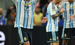 Rodrigo De Paul of Argentina celebrates his team's first goal during the FIFA World Cup Gr...