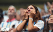 Argentine fans celebrate Argentina's victory over Austria in Group J of the 2026 FIFA Worl...