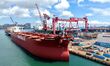 A working scene at the shipbuilding and repair site of China State Shipbuilding Corporatio...