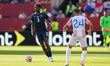 Jose Cordoba #03 of Panama dribbles the ball during the 2026 FIFA World Cup Group L match...