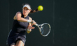 Kimberly Birrell competes during her Round of 32 match against fourth seed Barbora Krejcik...
