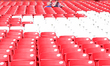 Two young Croatia fans are seen in an empty stadium during the FIFA World Cup 2026 group s...