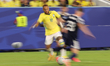 Neymar of Brazil during the FIFA World Cup Group C match between Scotland and Brazil at Mi...