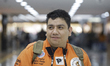 The Mexican rescue team, known as the Topos, departs from Mexico City International Airpor...