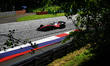 Charles Leclerc of Team Scuderia Ferrari participates in the practice session during the F...