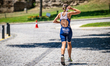 Natalija Seslija of Serbia competes in the Elite Women race at the 2026 World Triathlon De...