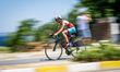 Mert Ertan Cesur of Turkiye competes in the Elite Men race at the 2026 World Triathlon Dev...