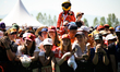 Atmosphere during an autograph session at the Media Centre for the FIA Formula One World C...