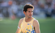 Grant Fisher of the United States competes in the men's 5000m during the Meeting of Paris,...