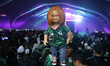 People and fans of the Mexican national team gather in the southern part of Mexico City, M...