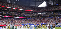 Editorial photo: Players of England celebrate the victory during the FIFA World Cup 2026 Round Of 32 match between England and Congo DR at Atlanta Stadium on July 1, 2026 in Atlanta, United States.  by Jose Breton/NurPhoto