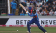 India's Abhishek Sharma bats during the first Vitality IT20 match between England and Indi...