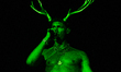 Tobias Rahim performs on the Orange Stage during the Roskilde Festival in Roskilde, Denmar...