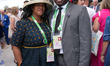 Maatlehang Ncheba (l) and Motlalepula Ncheba from Lesotho pose for a portrait at the Legia...