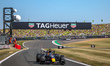 Max Verstappen of the Netherlands drives the Oracle Red Bull Racing RB22 Ford RBPT during...