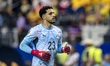 Egyptian goalkeeper Mostafa Shoubir during the 2026 World Cup match between Australia and...