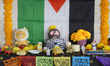 A view of an offering dedicated to Palestinians in Mexico City, Mexico, on July 3, 2026. A...