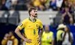 Connor Metcalfe of Australia during the 2026 World Cup match between Australia and Egypt a...