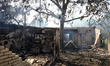 A residential building is destroyed in Vyshneve, Kyiv region, Ukraine, on July 6, 2026. Ru...