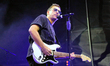 Francesco Gabbani performs in Piazza Castello in Marostica, Italy, on July 9, 2026, during...