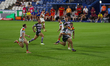 Cole Geyer runs at Bradford during the BetFred Super League match between Huddersfield Gia...