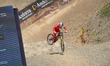 Finn Iles of Canada, racing for Specialized Gravity, competes during the Men's Elite Downh...