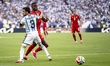 Nicolas Tagliafico of Argentina and Breel Embolo of Switzerland during the 2026 World Cup...