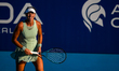 Miriana Tona of Italy competes against Sapfo Sakellaridi of Greece during their Round of 3...