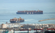 A container ship from the company MSC sails near the Port of Barcelona, Spain, on May 25,...