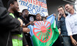The Third ROMA Pride takes place in Paris, on Oct. 6, 2013 at Bastille Circus Romanes was...