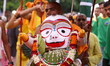 Nepali devotees take part in the annual Jagannath Rath Yatra in Kathmandu, Nepal, on July...