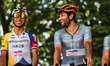 Egan Bernal, the Colombian national champion, and Filippo Ganna of the Ineos Cycling Team...