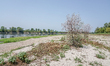 The bed of the Po River, 3 meters below the standard water level, is visible beneath the B...