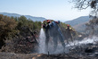 A wildfire broke out near the village of Aerino in the municipality of Kissamos, Chania, o...