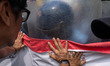 Protesters gather outside the Philippine International Convention Center (PICC) in Pasay C...