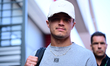 Lando Norris of the McLaren F1 Team walks during media day of the Hungarian Grand Prix at...