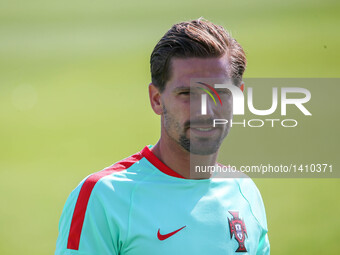 Portugals Adrien Silva during the Training for the Friendly Game match between Portugal and Gibraltar at City Football in Oeiras, Lisbon on...