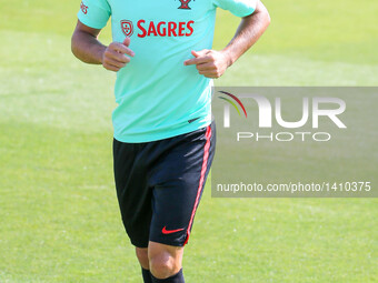 Portugals midfielder Joao Moutinho during the Training for the Friendly Game match between Portugal and Gibraltar at City Football in Oeiras...