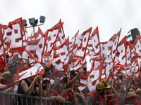 BARCELONA SPAIN -15 Jun: Marc Marquez fans in Moto GP race disputed in the circuit of Barcelona-Catalunya, on June 15, 2014. Photo: Joan Val...