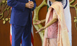 The US Secretary of State John Kerry (L) talks with Indian Foreign Minister Sushma Swaraj...