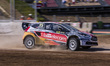 Reinis Nitiss during the race of Barcelona rx corresponding to the Fia World Rallycross, p...