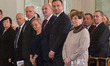 President of Poland, Andrzej Duda (2R) and Polish minister of national defence, Antoni Mac...