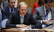 Permanent Representative of the United Kingdom to the United Nations Matthew Rycroft addre...