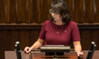 Kamila Gasiuk-Pihowicz from Modern party (Nowoczesna) during the session of Parliament of...