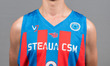 Calenic Andrei #9 of Steaua CSM EximBank Bucharest  during the oficial photo session of  S...