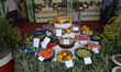 Varieties type of fruites and vegetables displayed in the food fair in Dhaka, Bangladesh.O...