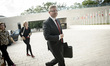 EU Enlargement Commissioner Stefan Fuele arrives for  EU  Foreign Ministers Council (FAC)...