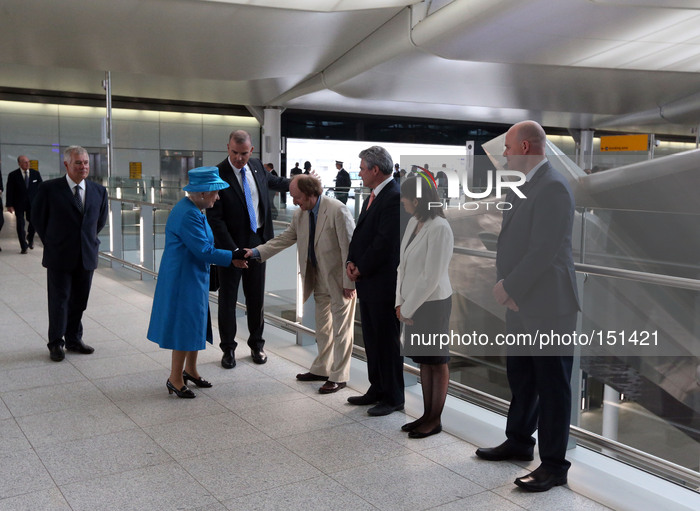 Queen Elizabeth II opens new Heathrow Terminal 2